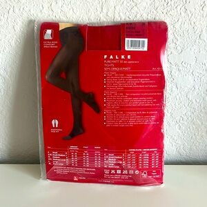 New scarlet pure matte 50 tights red m/L